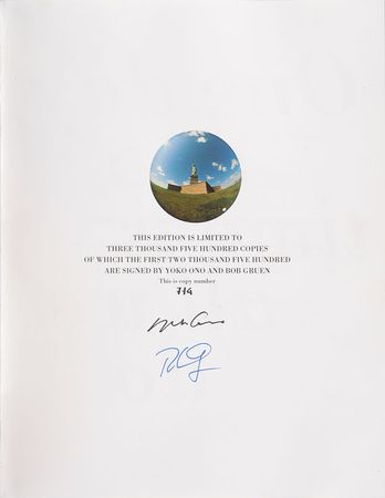 Lot #7117 Yoko Ono and Bob Gruen Signed Book - Image 1