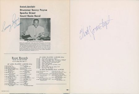 Lot #7267 Lester Young and Jazz Musicians Signed Program - Image 5