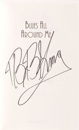 Lot #7246 B. B. King Signed Book - Image 1