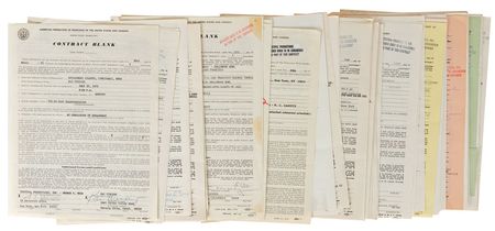 Lot #7258 Jazz Musicians Collection of Forty Signed Documents - Image 1