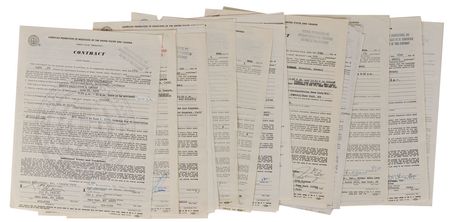 Lot #7258 Jazz Musicians Collection of Forty Signed Documents - Image 2