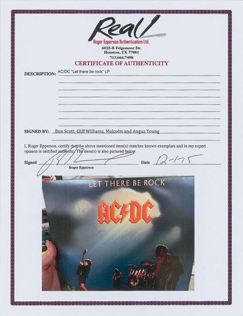 Lot #7352 AC/DC Signed Album - Image 2