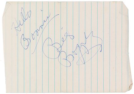 Lot #7283 Buddy Holly, Big Bopper, and Ritchie Valens Set of Signatures - Image 2