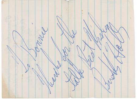 Lot #7283 Buddy Holly, Big Bopper, and Ritchie Valens Set of Signatures - Image 3