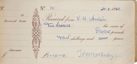 Lot #7006 Beatles Pair of Signed Early Receipt Books - Image 3