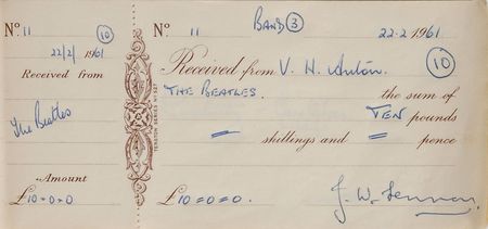 Lot #7006 Beatles Pair of Signed Early Receipt Books - Image 5