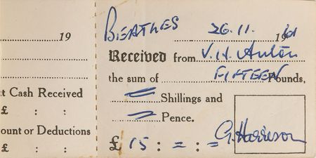 Lot #7006 Beatles Pair of Signed Early Receipt Books - Image 6