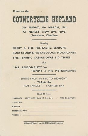Lot #7057 Beatles Set of Five Handbills - Image 4