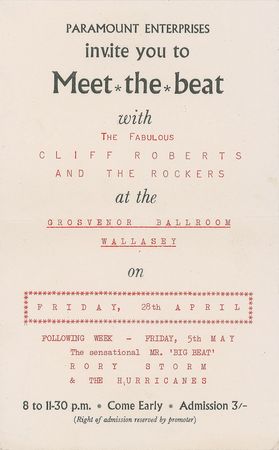 Lot #7057 Beatles Set of Five Handbills - Image 5