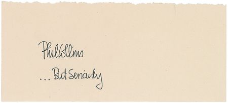 Lot #7521 Phil Collins Handwritten Lyrics - Image 3