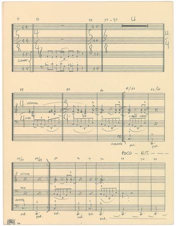 Lot #7421 Frank Zappa Handwritten Musical Manuscript - Image 3