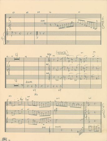 Lot #7421 Frank Zappa Handwritten Musical Manuscript - Image 4