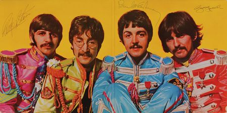 Lot #7003  Beatles Signed ‘Sgt. Peppers’ Album: