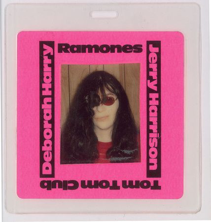 Lot #7488  Ramones Pair of 1990 Escape From New York Tour Passes - Image 1