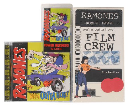 Lot #7483  Ramones 1997 ?We?re Out of Here? Signed CD Set - Image 3