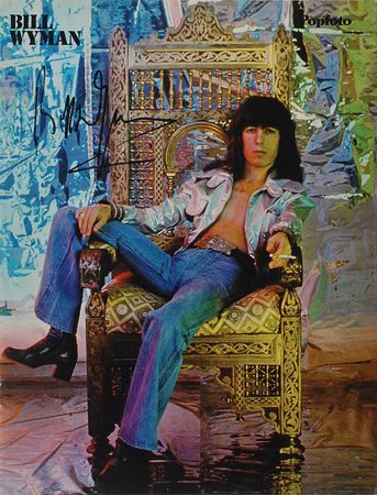 Lot #7154 Rolling Stones Set of Three Signed Magazine Photographs - Image 2