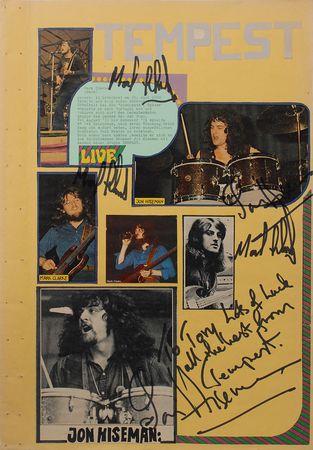 Lot #7411 Tempest and Colosseum II Signed Items - Image 1