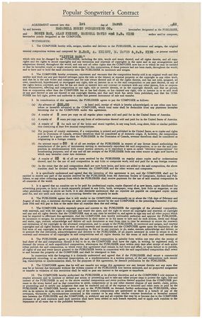 Lot #7245 B. B. King Signed Document - Image 1
