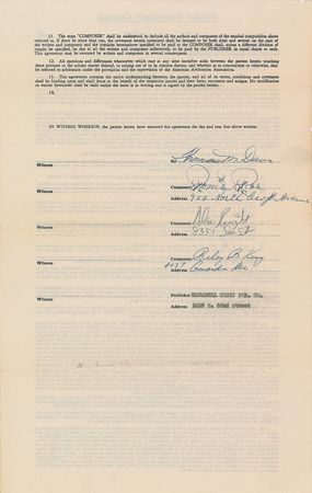 Lot #7245 B. B. King Signed Document - Image 2