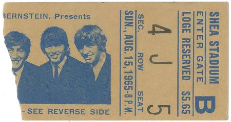 Lot #7066 Beatles Set of Four Ticket Stubs - Image 2