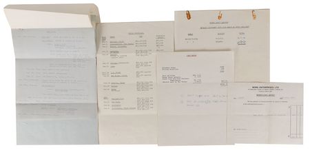 Lot #7312 Cream: Jack Bruce Collection of Tour Itineraries and Statements - Image 1