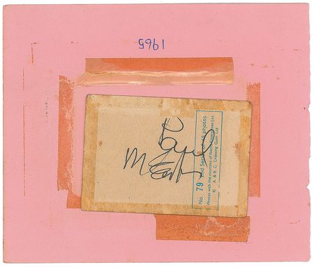 Lot #7039 Paul McCartney Signed Bubble Gum Card - Image 2