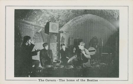 Lot #7079 Beatles Cavern Club Promo Card - Image 1