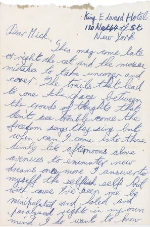 Lot #7324 Van Morrison Signed Letter - Image 1