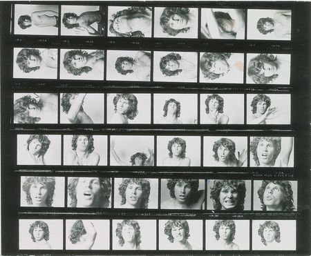 Lot #7168 Jim Morrison Contact Sheet - Image 1