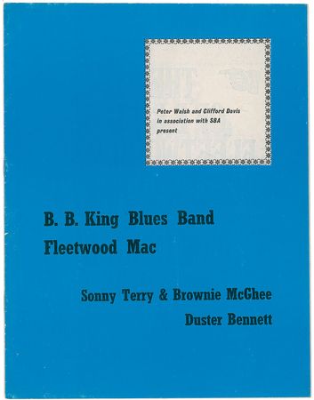 Lot #7375 Fleetwood Mac and B. B. King Program - Image 1