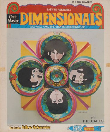 Lot #7082 Beatles ?Yellow Submarine? Three Dimensional Wall Hang-Up - Image 1