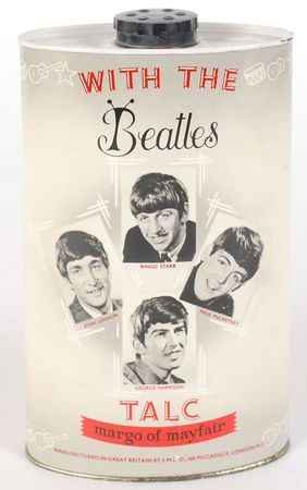 Lot #7076 Beatles Talcum Powder Tin - Image 1
