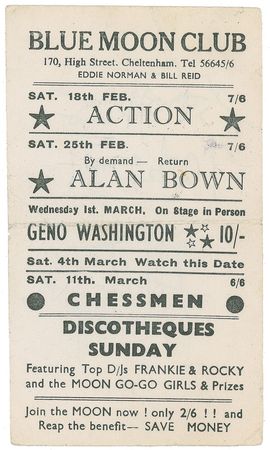 Lot #7134 Jimi Hendrix and Mitch Mitchell Signed Handbill - Image 2