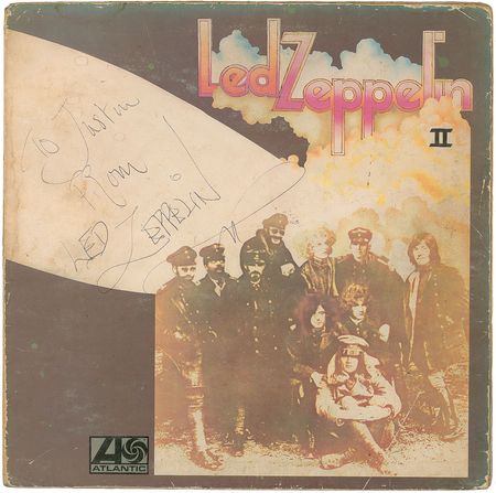 Lot #7180 Led Zeppelin Signed Album Sleeve - Image 2