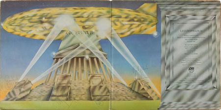 Lot #7180 Led Zeppelin Signed Album Sleeve - Image 1