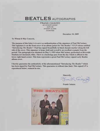 Lot #7036 Paul McCartney Signed Album - Image 2