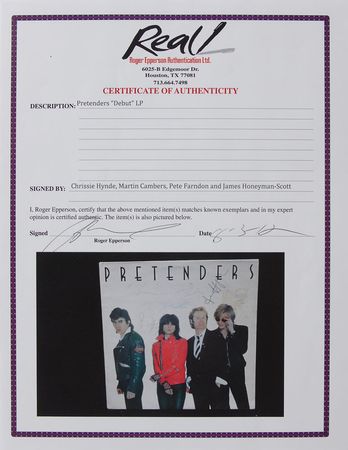 Lot #7538 The Pretenders Signed Album - Image 2