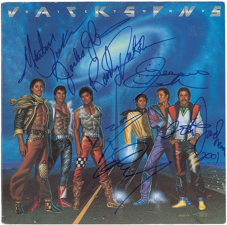 Lot #7223 Jackson 5 Signed Album - Image 1