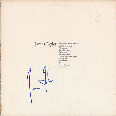 Lot #7409 James Taylor Set of Six Signed Albums - Image 1
