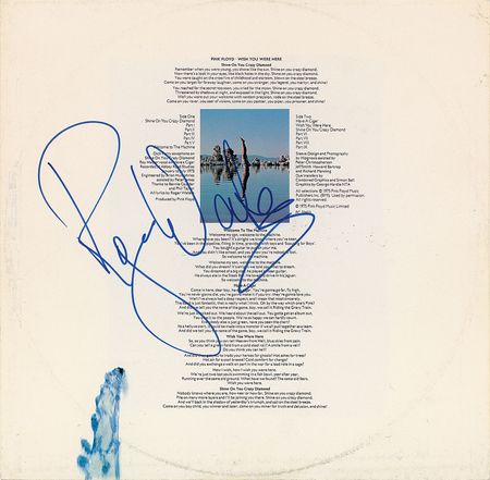 Lot #7196 Roger Waters Signed Album Sleeve - Image 1