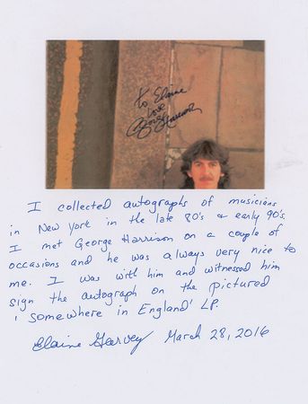 Lot #7033 George Harrison Signed Album - Image 4