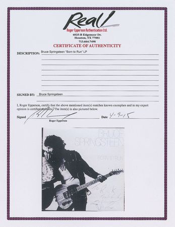 Lot #7405 Bruce Springsteen Signed Album - Image 2