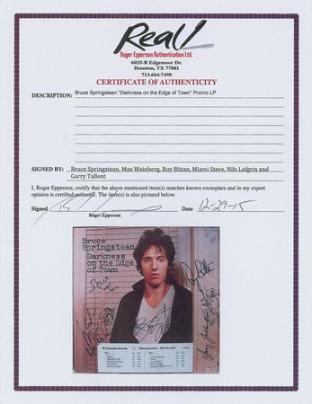 Lot #7403 Bruce Springsteen and the E-Street Band Signed Album - Image 2