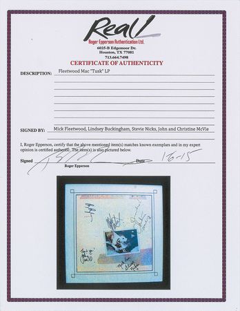 Lot #7374 Fleetwood Mac Signed Album - Image 2