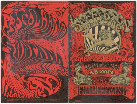 Lot #7179 Grateful Dead and Jefferson Airplane Pair of Postcards - Image 1