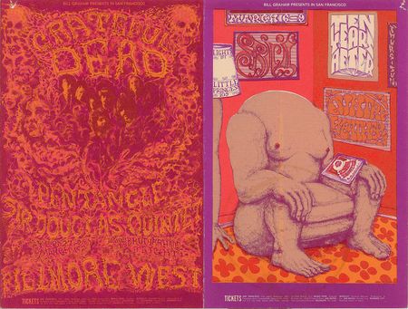 Lot #7179 Grateful Dead and Jefferson Airplane Pair of Postcards - Image 2