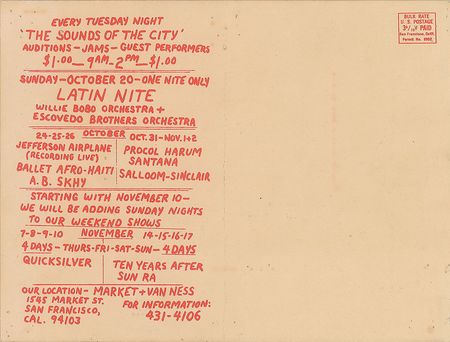 Lot #7179 Grateful Dead and Jefferson Airplane Pair of Postcards - Image 4