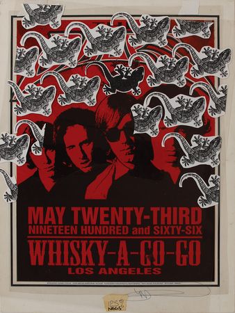 Lot #7167 The Doors Original Concert Poster Production Art - Image 1