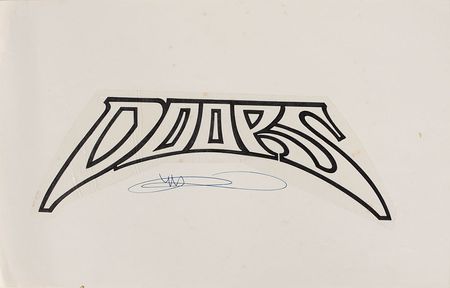 Lot #7167 The Doors Original Concert Poster Production Art - Image 2