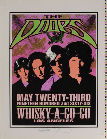 Lot #7167 The Doors Original Concert Poster Production Art - Image 3